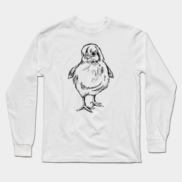 Chick image Long Sleeve T-Shirt by rachelsfinelines